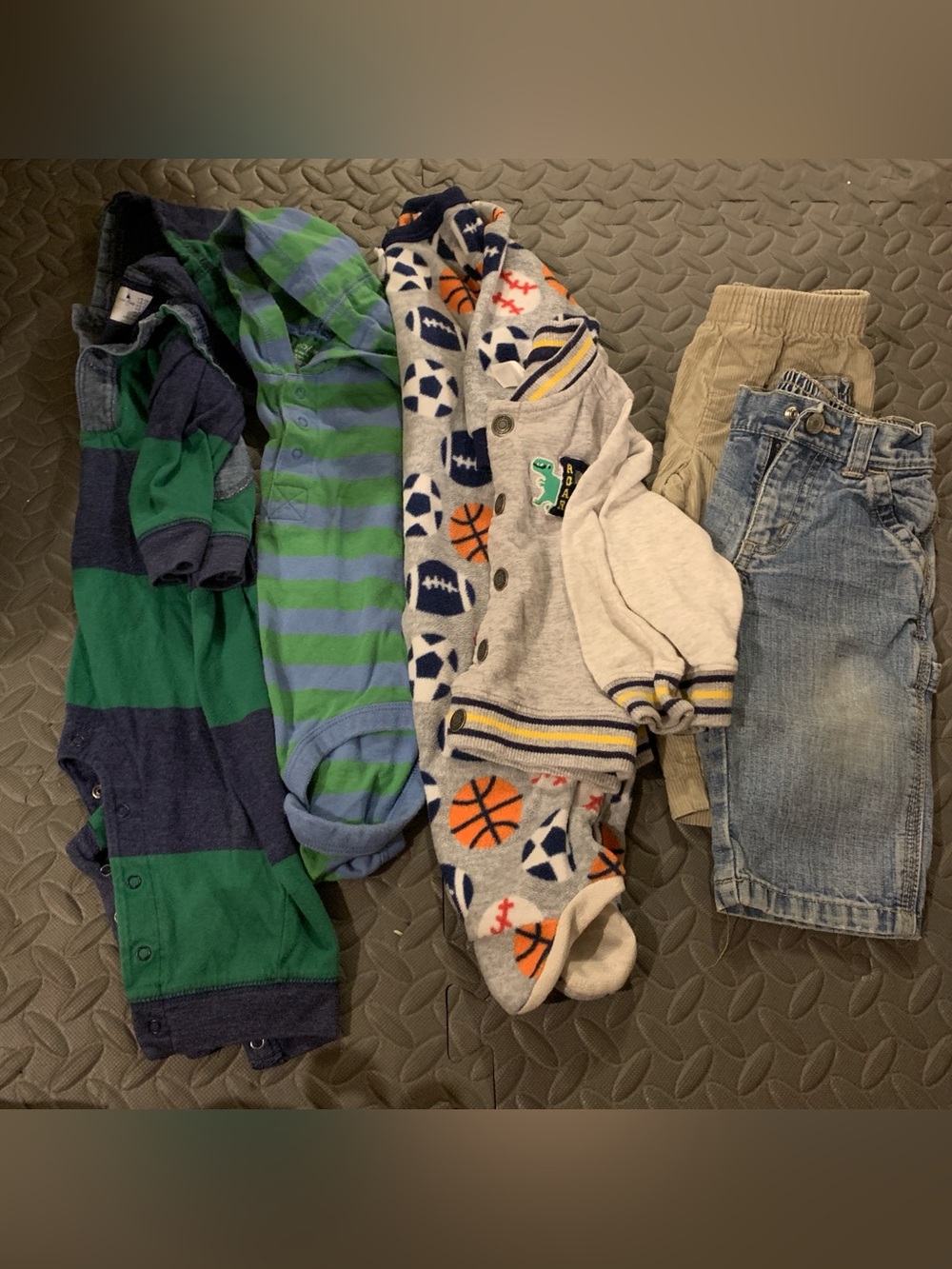 Fall Winter Clothing Lots Boys Size 6 9 12 Months Pajamas Outfit Pants Jacket
